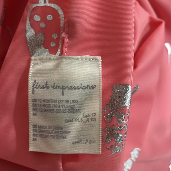 Baby girl Bathing Suit First Impressions 12 Months LIKE NEW - Picture 6 of 7